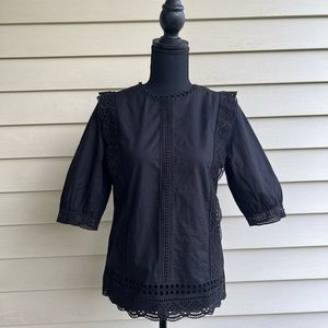 Oasis Blouse women’s size 10 black NWT
